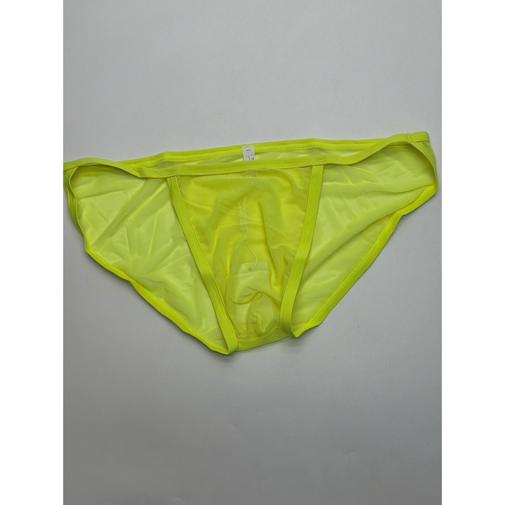 Todd Sanfield Minimal Mesh Endurance Brief Cyber Yellow MM6964 Mens L